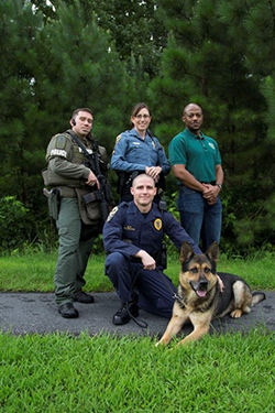 Continuing Education: Officers with Dog